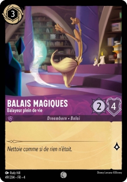 Balais Magiques - Balayeur plein de vie