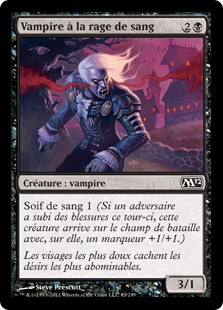 Vampire à la rage de sang