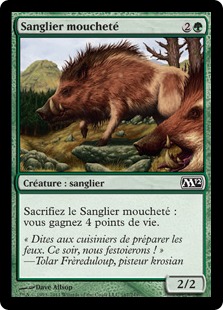 Sanglier moucheté