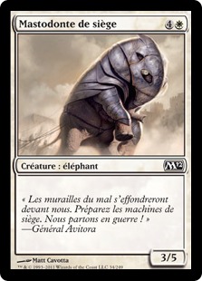 Mastodonte de siège