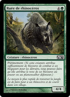 Ruée de rhinocéros