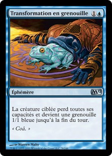 Transformation en grenouille