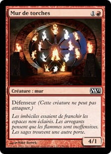 Mur de torches