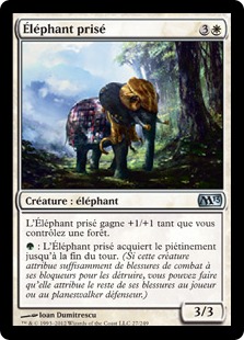 Éléphant prisé