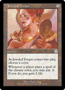 Torque orné de joyaux