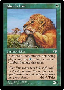 Lion de la Mtenda