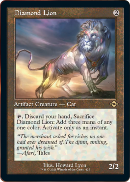 Lion de diamant