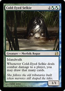 Selkie aux yeux glacés