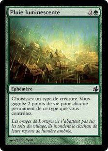 Pluie luminescente