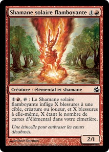 Shamane solaire flamboyante