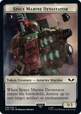 Soldat (1/1) / Space Marine Devastator (3/3)