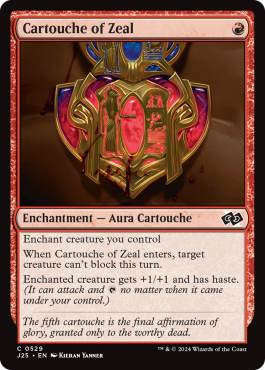 Cartouche de zèle