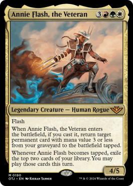 Annie Flash, la vétérane