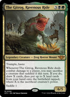 Le Gitrog, monture vorace