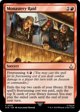 Pillage du monastère