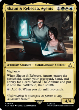 Shaun et Rebecca, agents