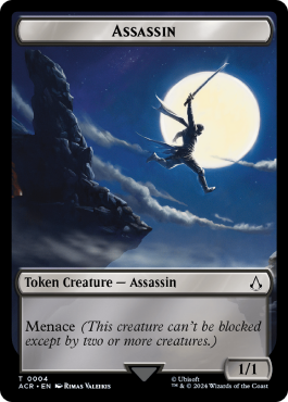 Assassin (1/1, noir, menace)