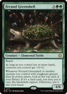 Carapace herbée féconde