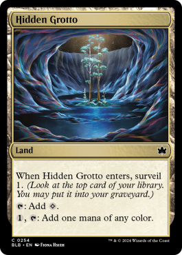 Grotte cachée