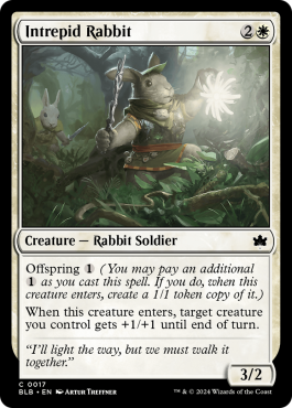 Lapine intrépide