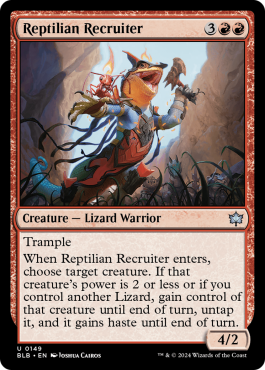Recruteuse reptilienne