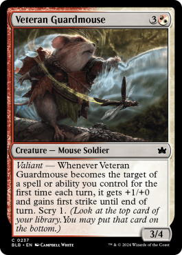 Souris de garde vétérane