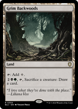 Sinistre forêt sauvage
