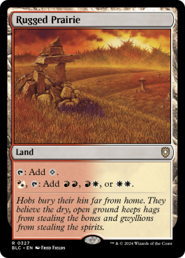 Prairie rocailleuse