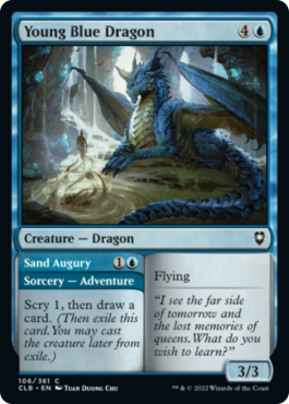 Jeune dragon bleu // Augure des sables