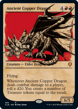 Dragon de cuivre ancien