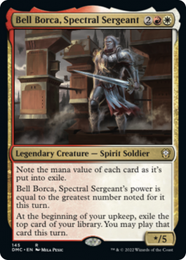 Bell Borca, sergent spectral