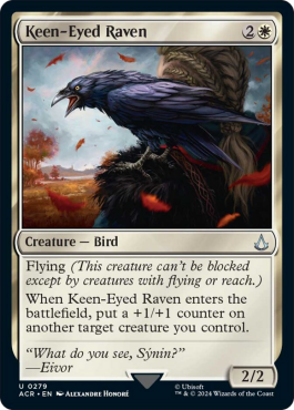Corbeau à la vue perçante