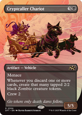 Chariot du meneur des cryptes
