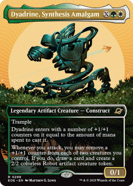 Dyadrine, amalgrame de synthèse