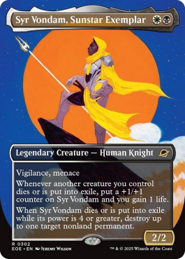 Syr Vondam, archétype de Solétoile