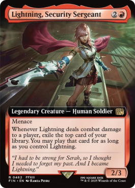 Lightning, sergente de la sécurité