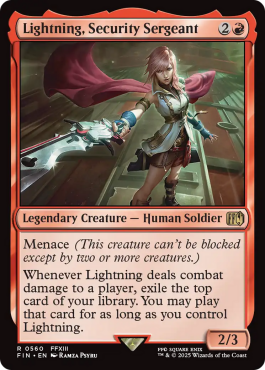 Lightning, sergente de la sécurité