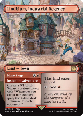 ** Lindblum, Industrial Regency // Mage Siege