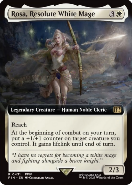 Rosa, mage blanche déterminée