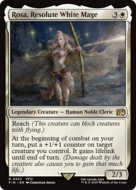 Rosa, mage blanche déterminée