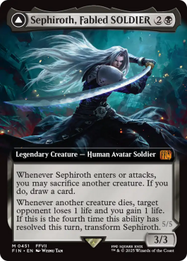 ** Sephiroth, Fabled SOLDIER // Sephiroth, One-Winged Angel