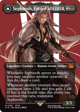 Sephiroth, SOLDAT légendaire / Séphiroth, ange à une aile