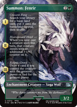 ** Summon: Fenrir