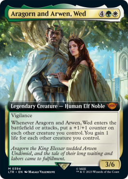 Aragorn et Arwen, époux