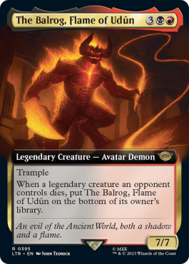 Le Balrog, flamme d'Udûn