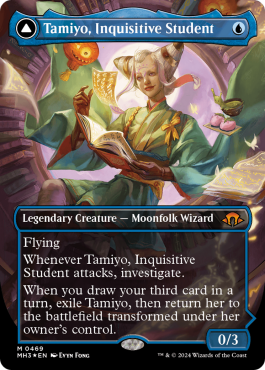 Tamiyo, étudiante curieuse / Tamiyo, érudite aguerrie