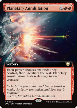 Annihilation planétaire
