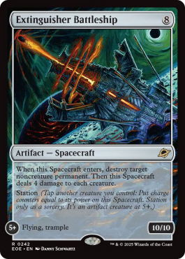 Vaisseau de combat extincteur