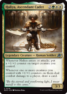 ** Haliya, Ascendant Cadet