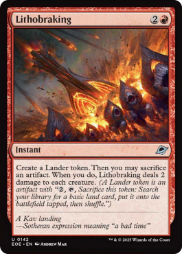 ** Lithobraking